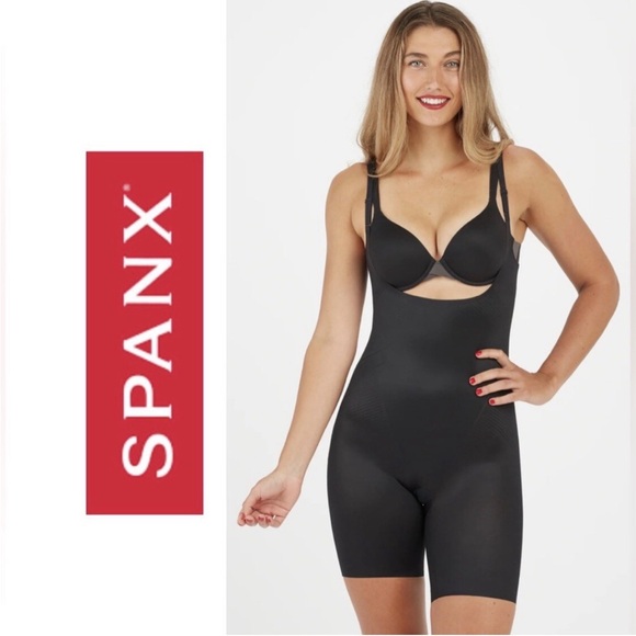 SPANX Women's Black Shapewear Bodysuit